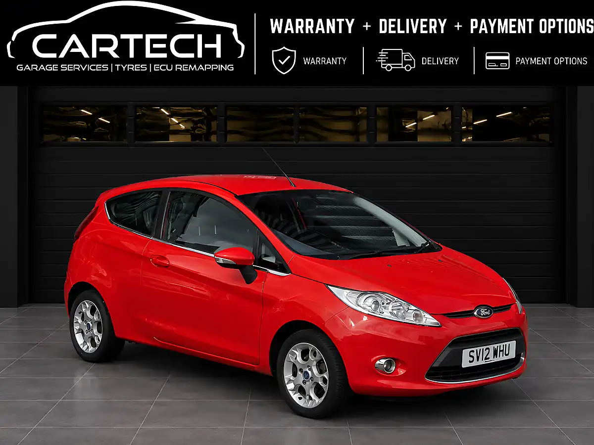 Used 2012 Ford Fiesta Zetec Red - Front View