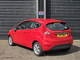 Used 2012 Ford Fiesta Zetec Red - Interior and Exterior details 4