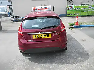 Used 2012 Ford Fiesta Zetec Red - Interior and Exterior details 4