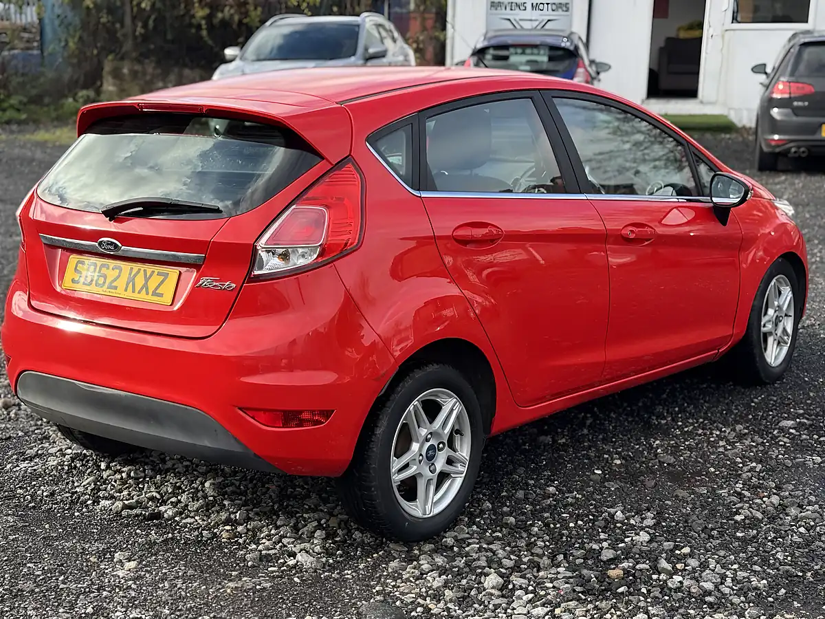 Used 2012 Ford Fiesta Zetec Red - Interior and Exterior details 7