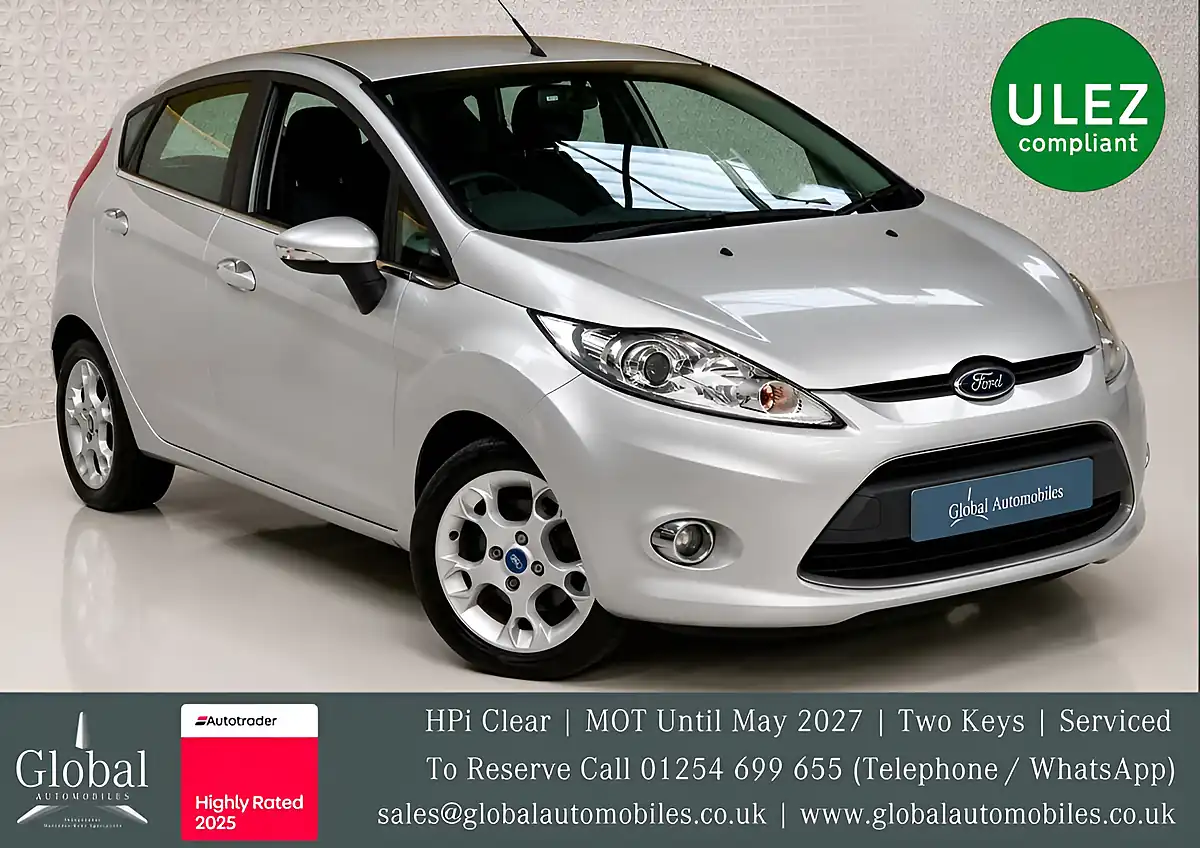 Used 2012 Ford Fiesta Zetec Silver - Interior and Exterior details 3