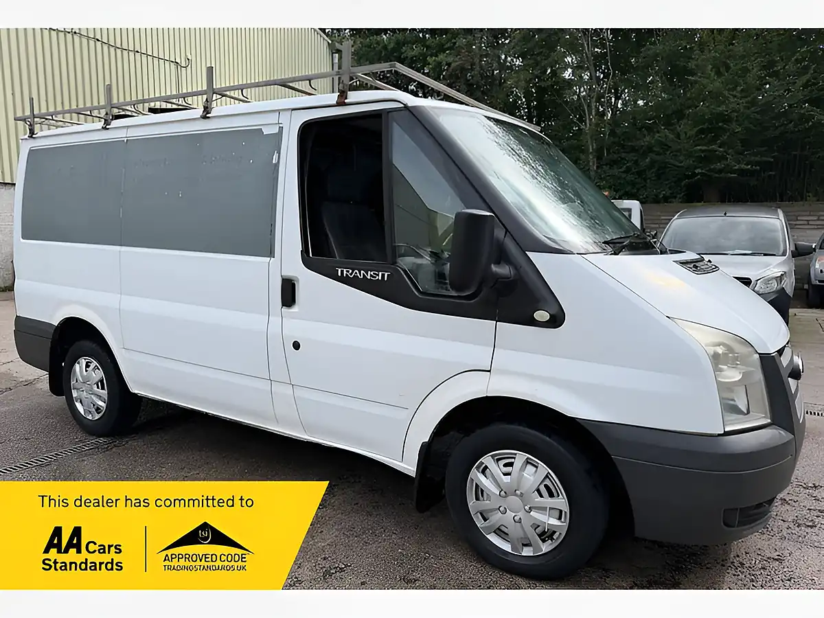 Used 2012 Ford Transit 260 Panel Van White - Front View