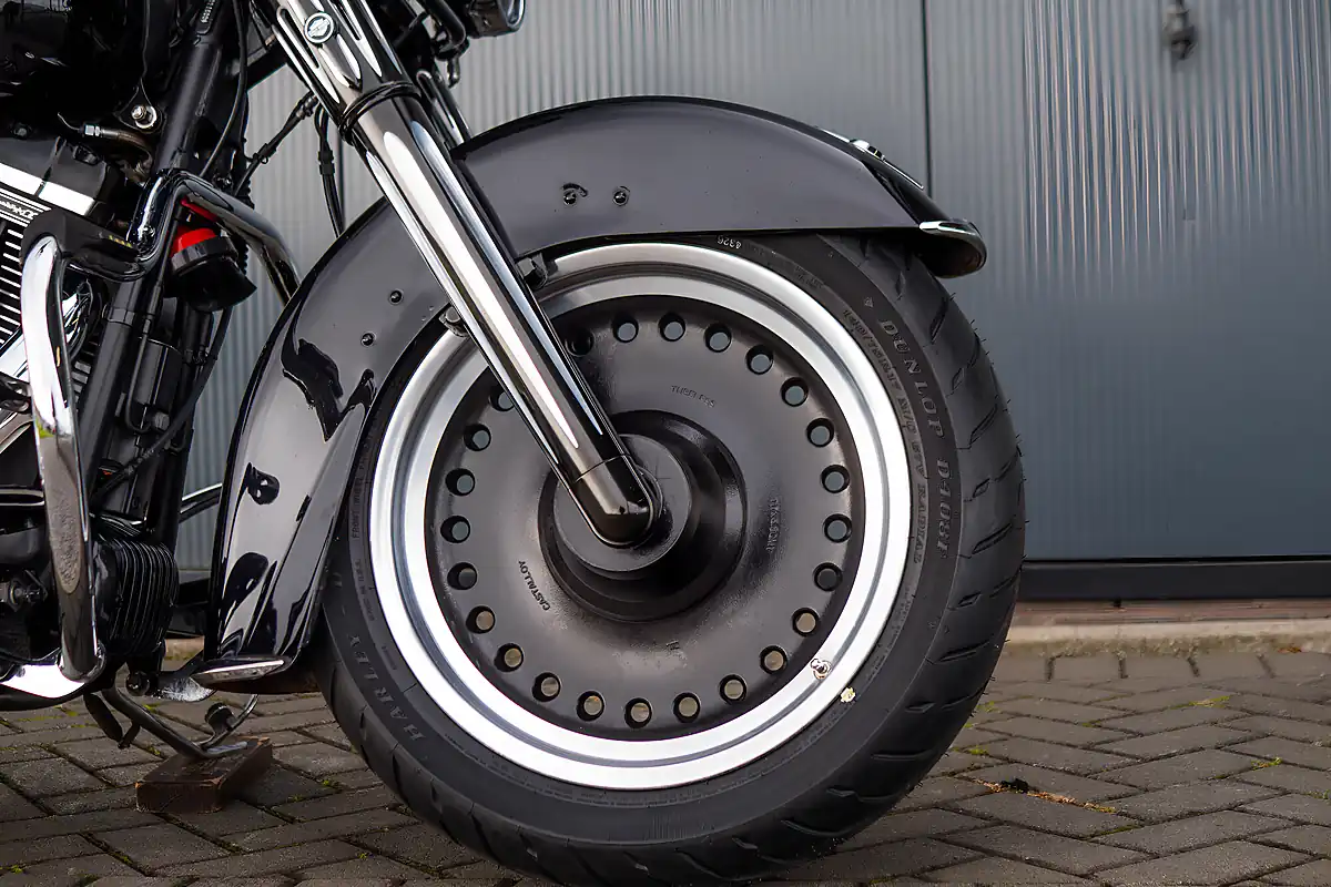 Used 2012 Harley-Davidson Softail Fat Boy Vivid Black - Interior and Exterior details 8