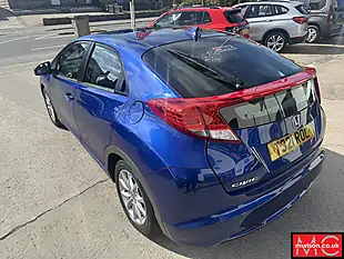 Used 2012 Honda Civic Ex Blue - Interior and Exterior details 10