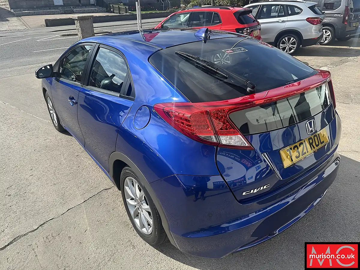 Used 2012 Honda Civic Ex Blue - Interior and Exterior details 10