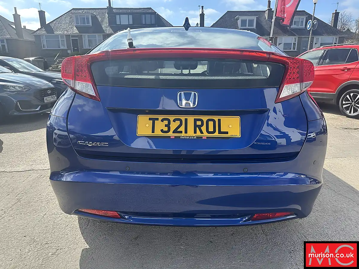Used 2012 Honda Civic Ex Blue - Interior and Exterior details 12