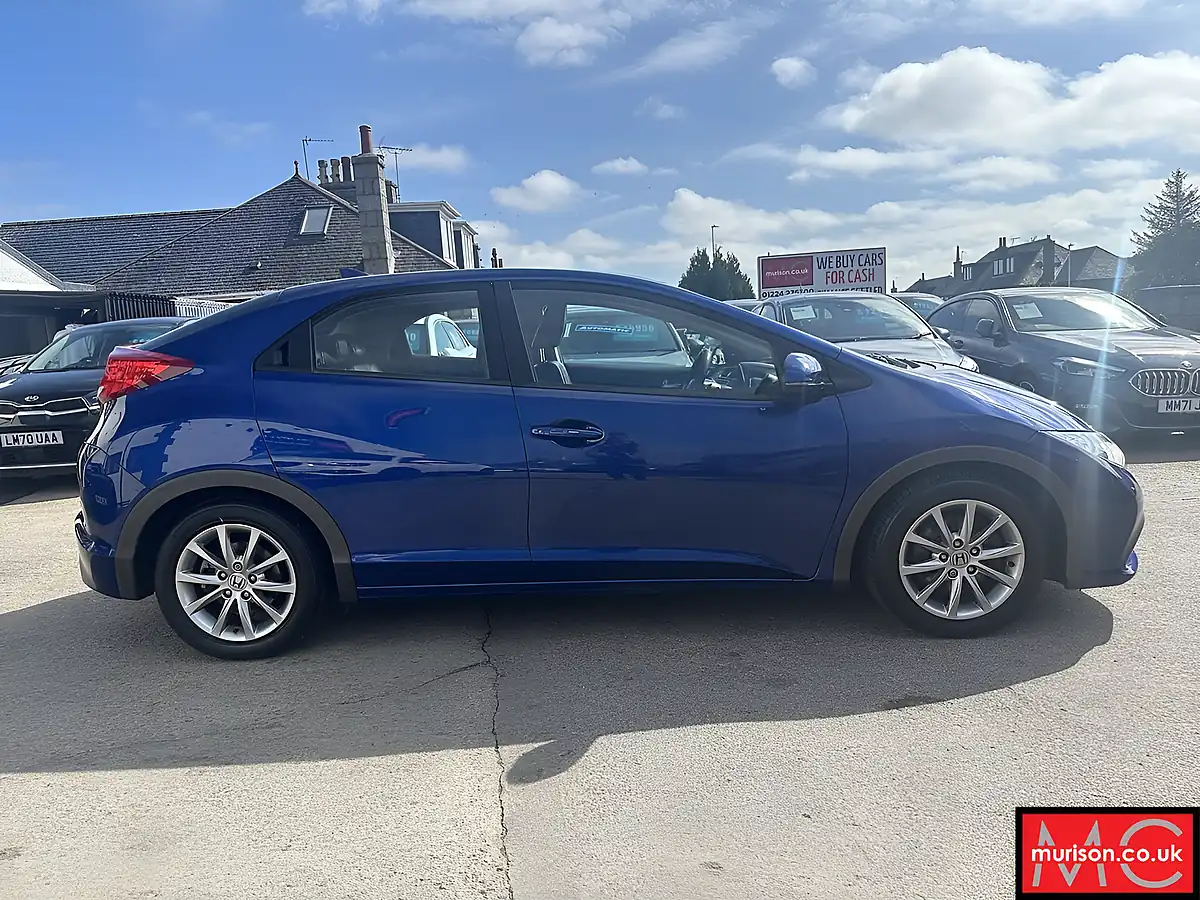 Used 2012 Honda Civic Ex Blue - Interior and Exterior details 3
