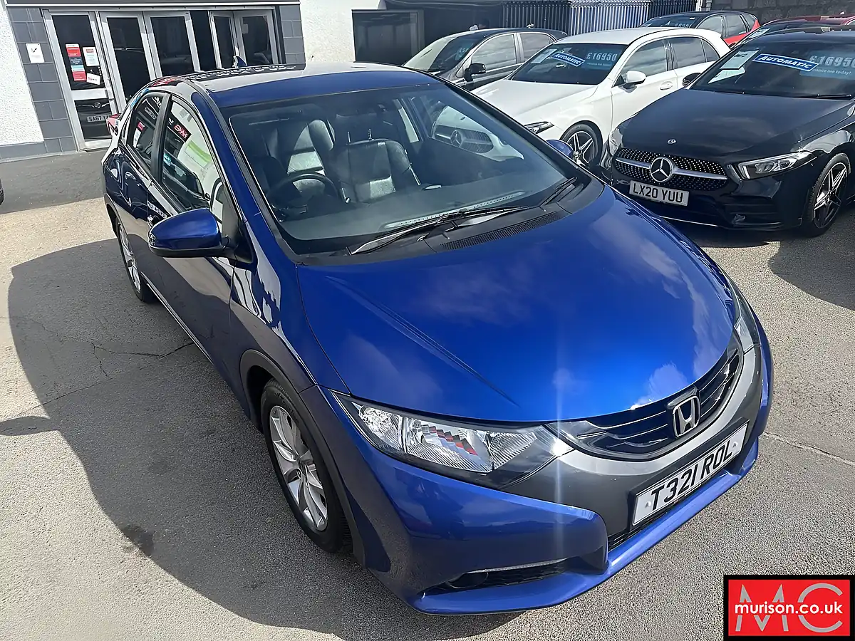 Used 2012 Honda Civic Ex Blue - Interior and Exterior details 4