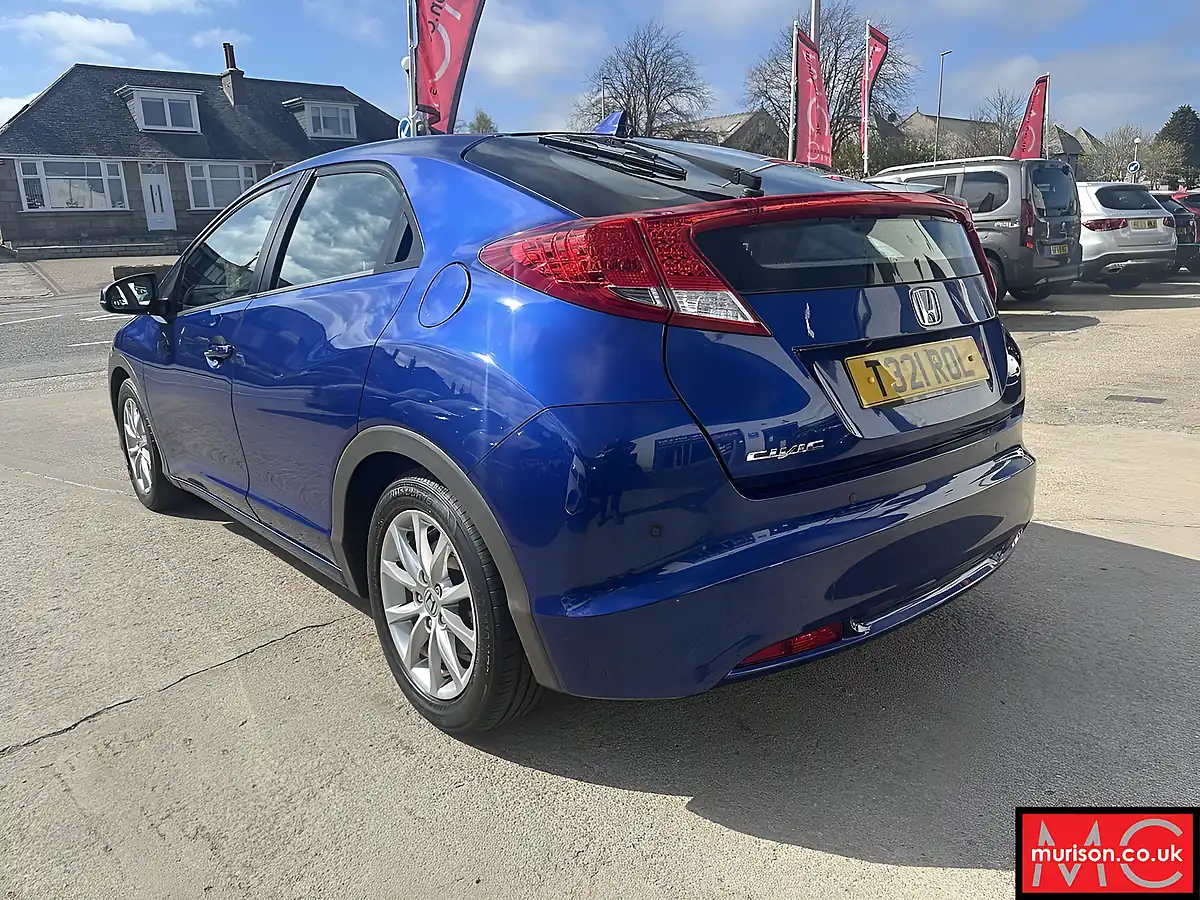Used 2012 Honda Civic Ex Blue - Interior and Exterior details 7