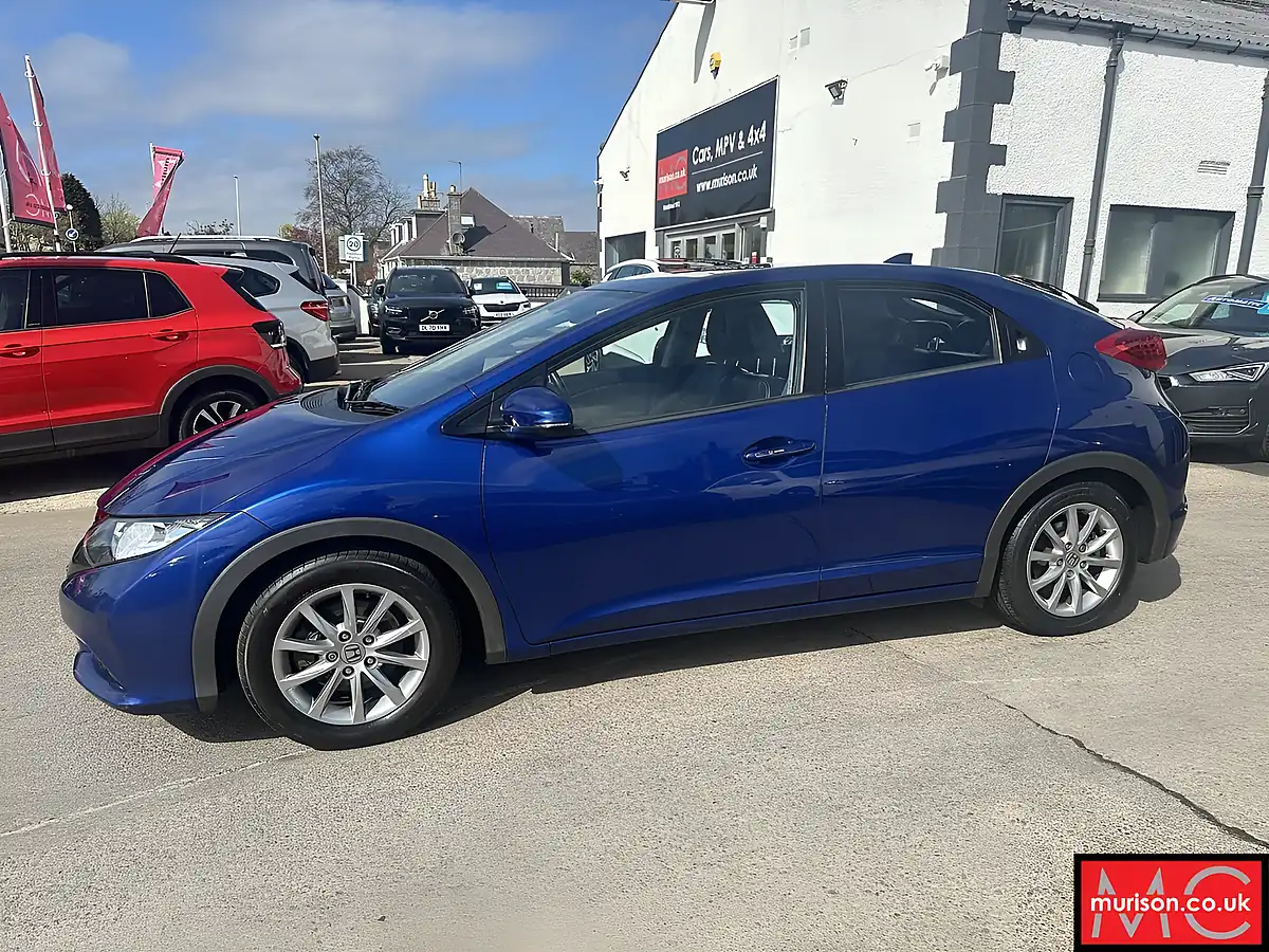 Used 2012 Honda Civic Ex Blue - Interior and Exterior details 8