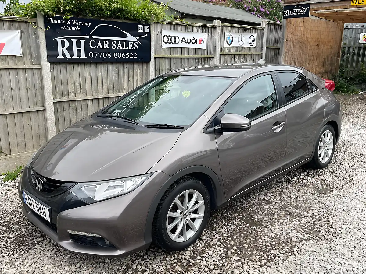 Used 2012 Honda Civic Ex Brown - Front View
