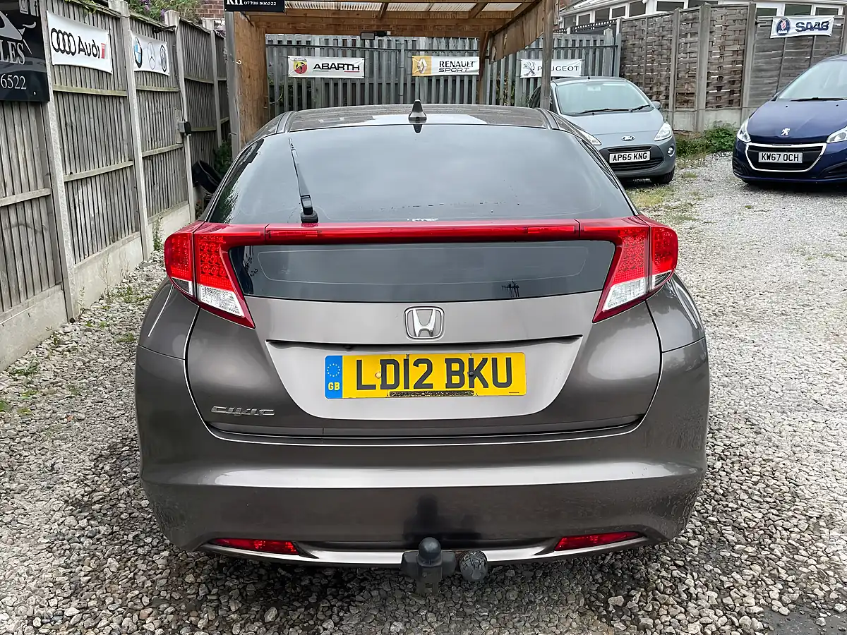 Used 2012 Honda Civic Ex Brown - Interior and Exterior details 8