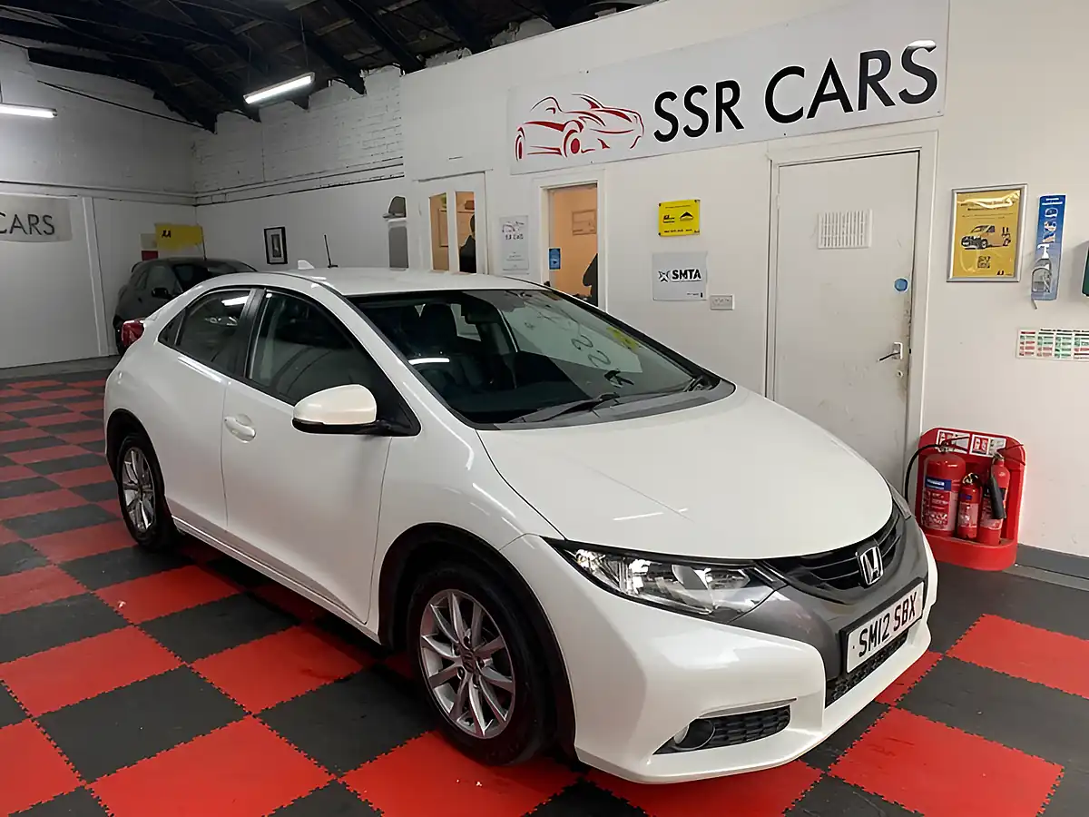 Used 2012 Honda Civic Ex White - Interior and Exterior details 2