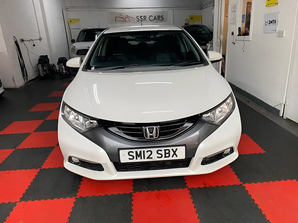 Used 2012 Honda Civic Ex White - Interior and Exterior details 3