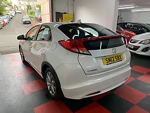 Used 2012 Honda Civic Ex White - Interior and Exterior details 5