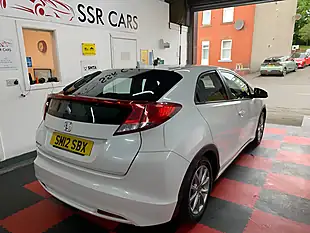 Used 2012 Honda Civic Ex White - Interior and Exterior details 7