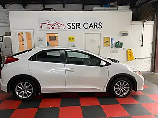 Used 2012 Honda Civic Ex White - Interior and Exterior details 8