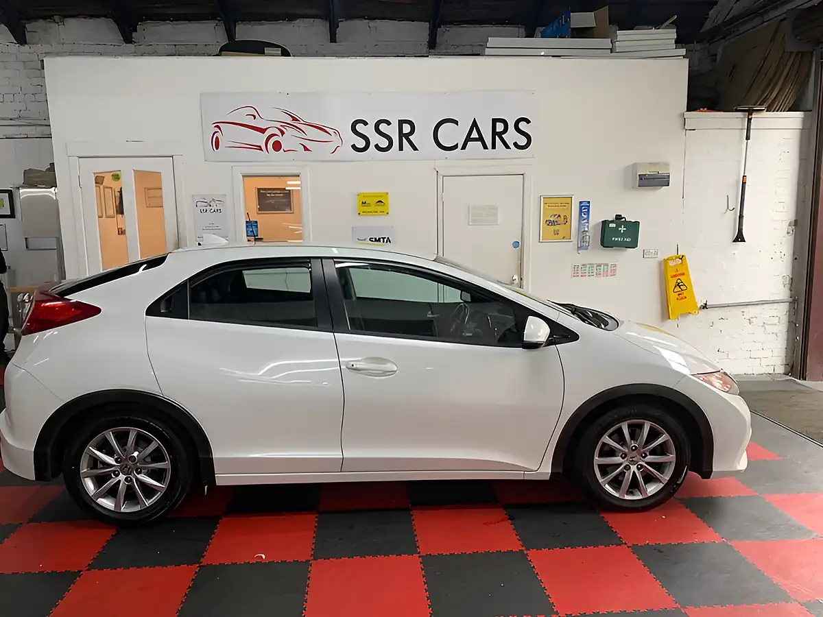 Used 2012 Honda Civic Ex White - Interior and Exterior details 8