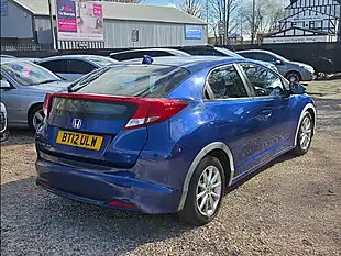 Used 2012 Honda Civic Se Blue - Interior and Exterior details 10
