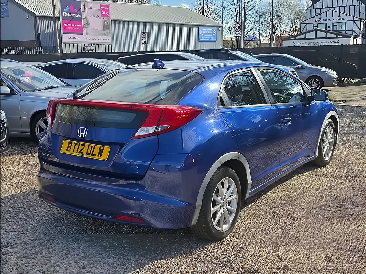 Used 2012 Honda Civic Se Blue - Interior and Exterior details 10