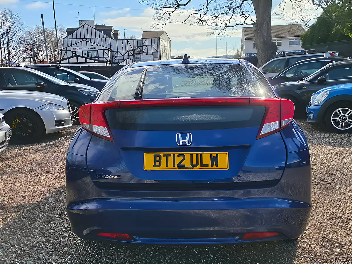Used 2012 Honda Civic Se Blue - Interior and Exterior details 11