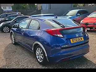 Used 2012 Honda Civic Se Blue - Interior and Exterior details 12