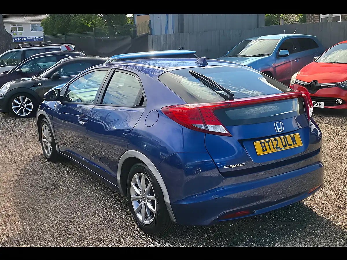 Used 2012 Honda Civic Se Blue - Interior and Exterior details 12