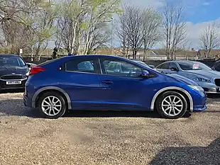 Used 2012 Honda Civic Se Blue - Interior and Exterior details 2