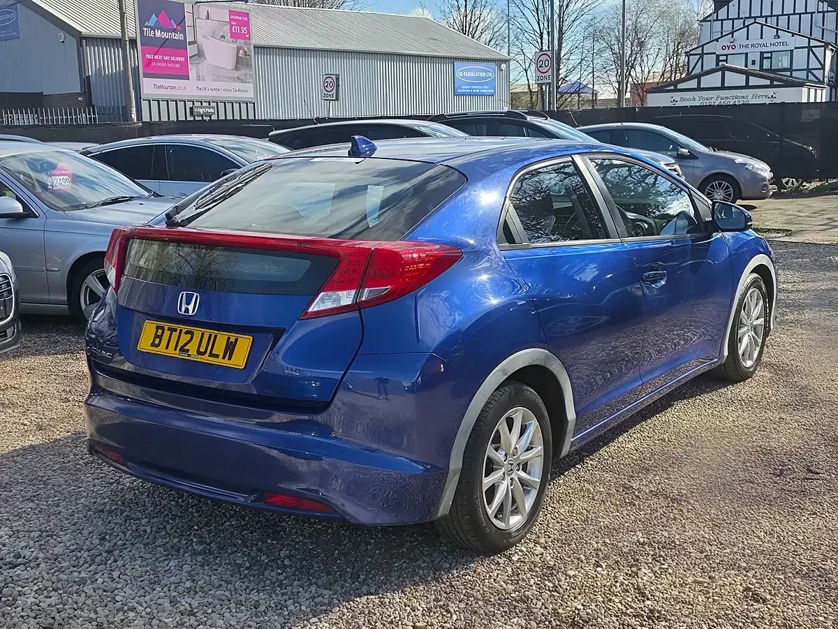 Used 2012 Honda Civic Se Blue - Interior and Exterior details 3