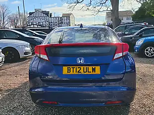 Used 2012 Honda Civic Se Blue - Interior and Exterior details 4