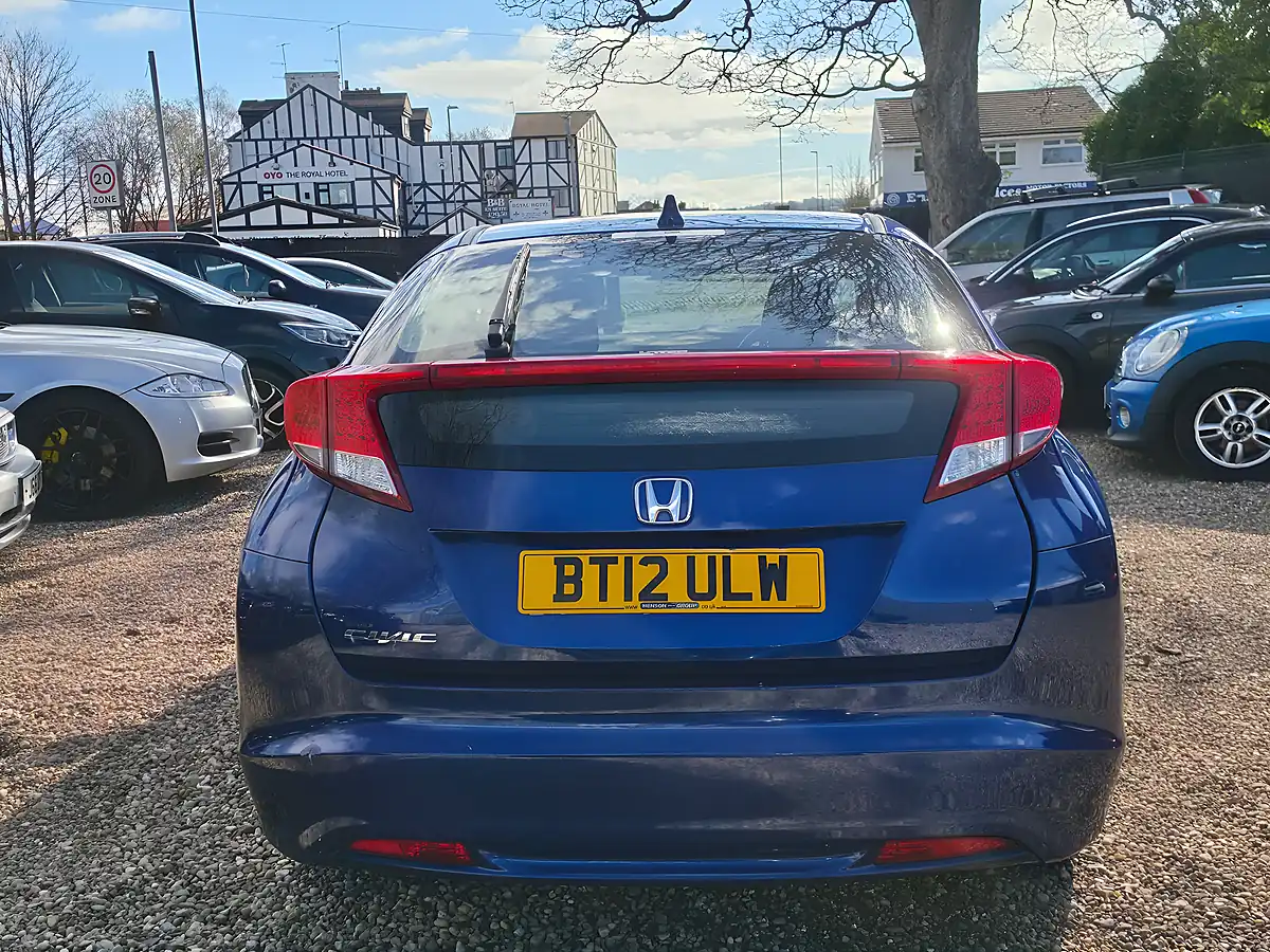 Used 2012 Honda Civic Se Blue - Interior and Exterior details 4