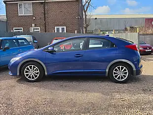 Used 2012 Honda Civic Se Blue - Interior and Exterior details 6
