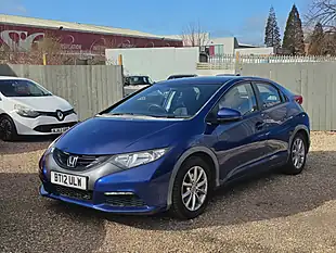 Used 2012 Honda Civic Se Blue - Interior and Exterior details 7