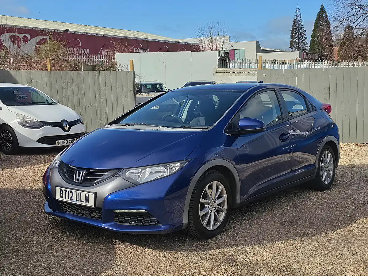 Used 2012 Honda Civic Se Blue - Interior and Exterior details 7