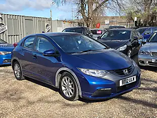 Used 2012 Honda Civic Se Blue - Interior and Exterior details 8