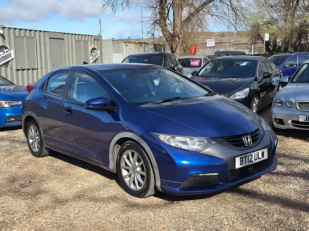 Used 2012 Honda Civic Se Blue - Interior and Exterior details 8
