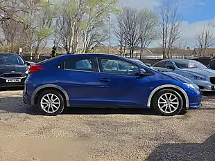 Used 2012 Honda Civic Se Blue - Interior and Exterior details 9