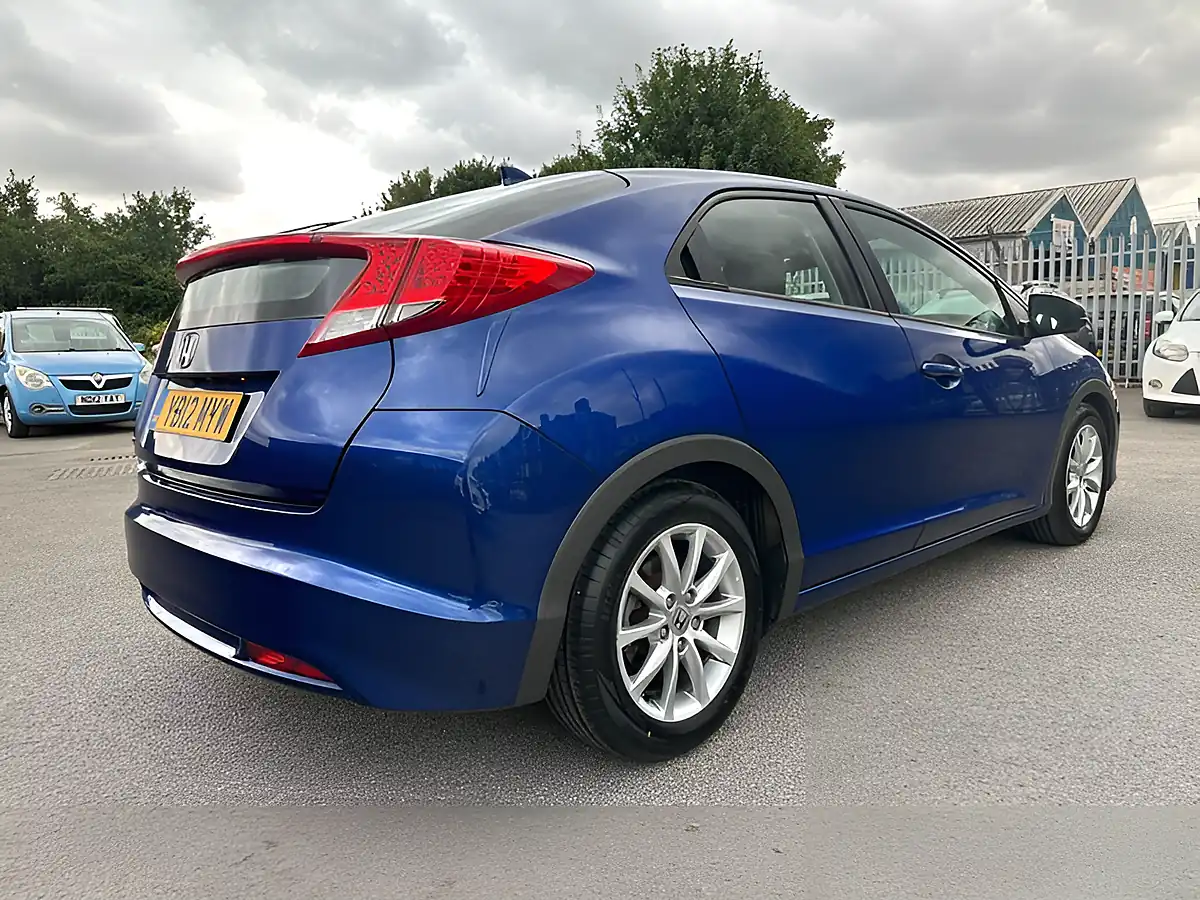 Used 2012 Honda Civic Se Blue - Interior and Exterior details 10