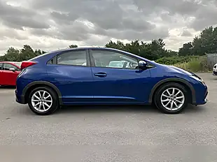Used 2012 Honda Civic Se Blue - Interior and Exterior details 12