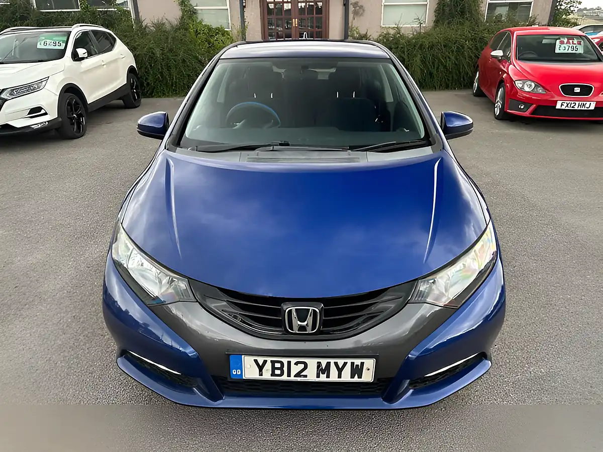 Used 2012 Honda Civic Se Blue - Interior and Exterior details 4