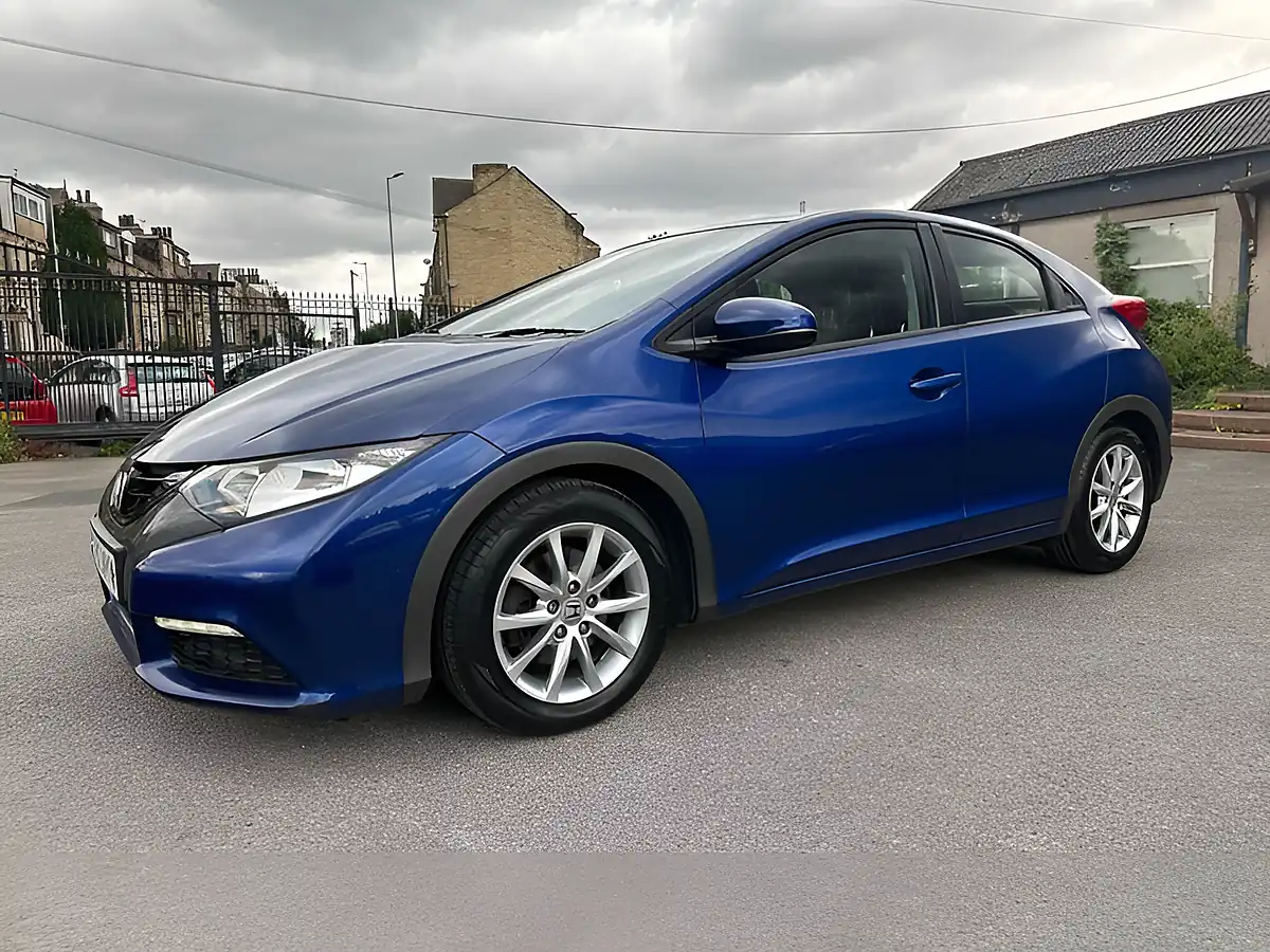 Used 2012 Honda Civic Se Blue - Interior and Exterior details 5