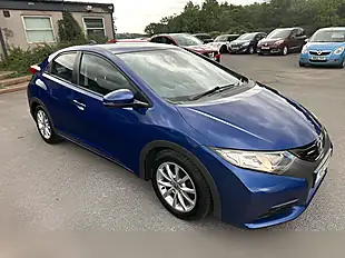 Used 2012 Honda Civic Se Blue - Interior and Exterior details 8
