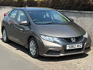 Used 2012 Honda Civic Se Brown - Interior and Exterior details 4