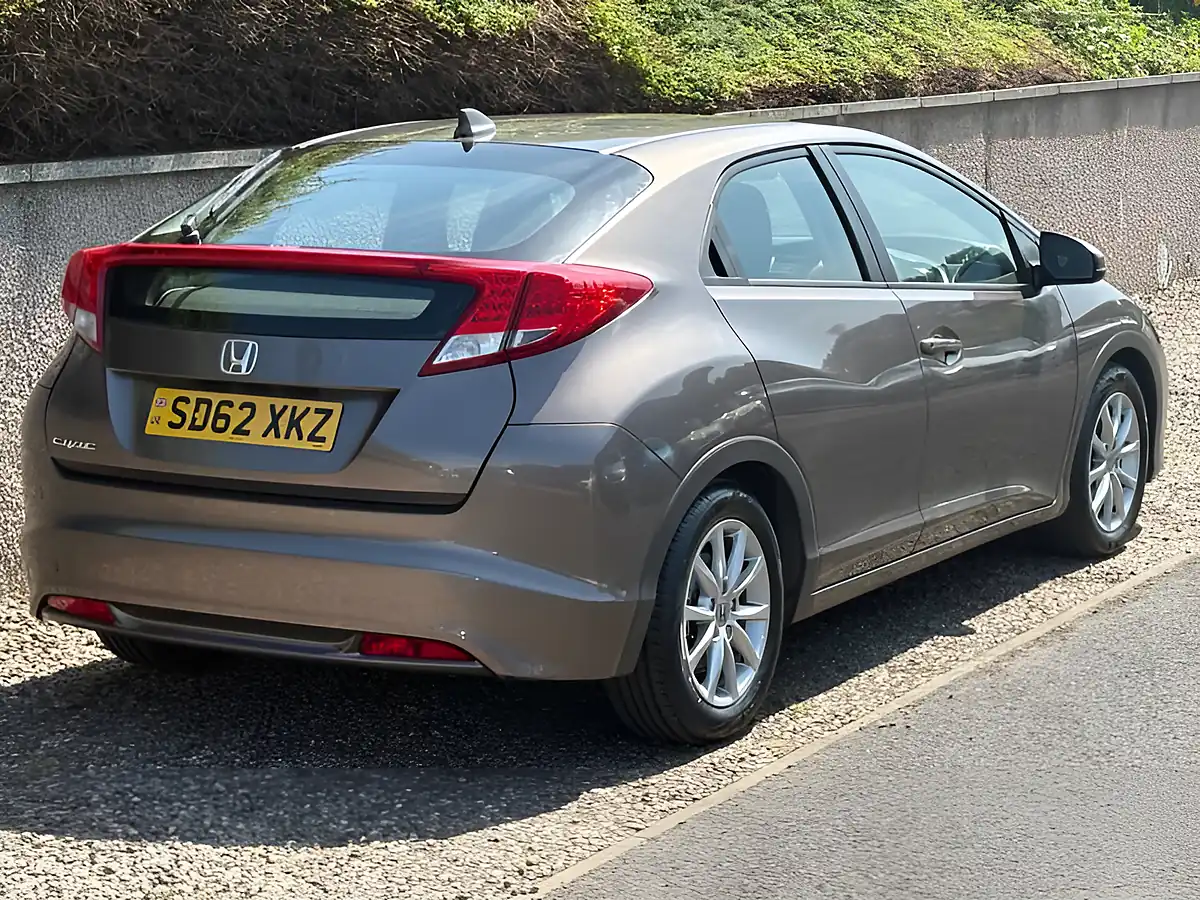 Used 2012 Honda Civic Se Brown - Interior and Exterior details 7