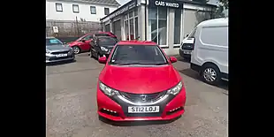 Used 2012 Honda Civic Se Red - Interior and Exterior details 2