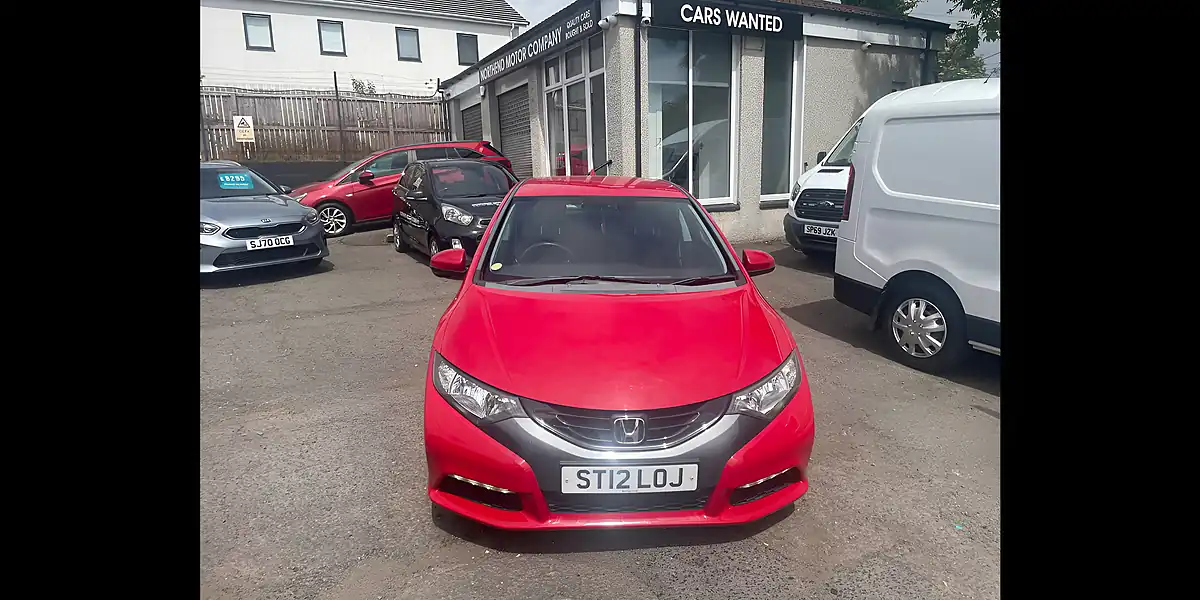 Used 2012 Honda Civic Se Red - Interior and Exterior details 2