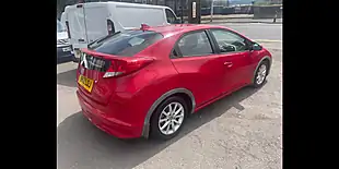 Used 2012 Honda Civic Se Red - Interior and Exterior details 4