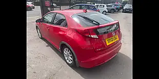 Used 2012 Honda Civic Se Red - Interior and Exterior details 6