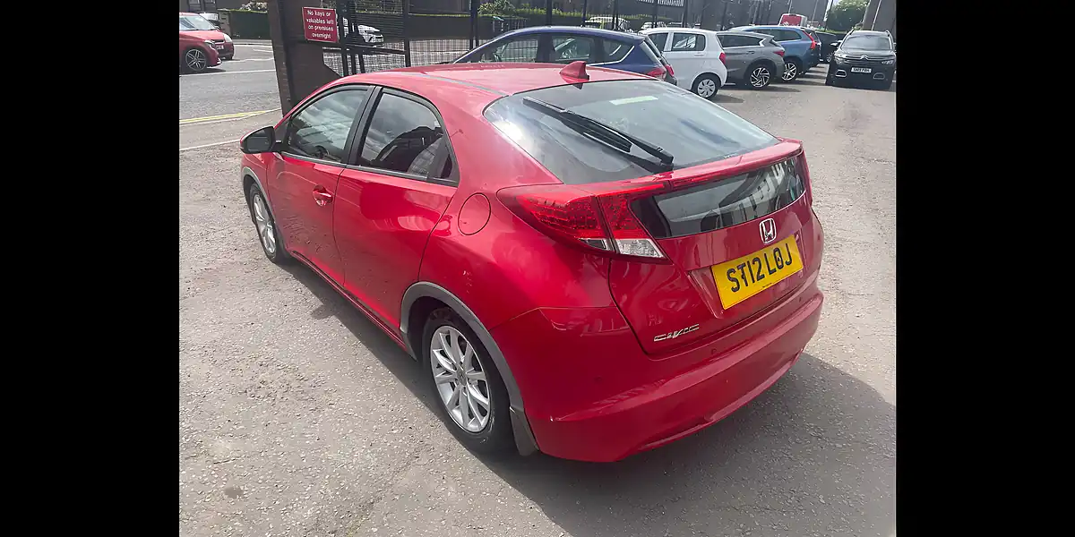 Used 2012 Honda Civic Se Red - Interior and Exterior details 6