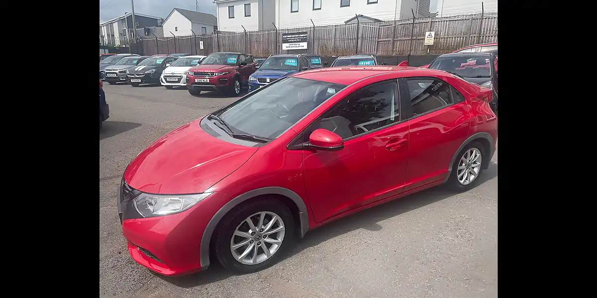 Used 2012 Honda Civic Se Red - Interior and Exterior details 7